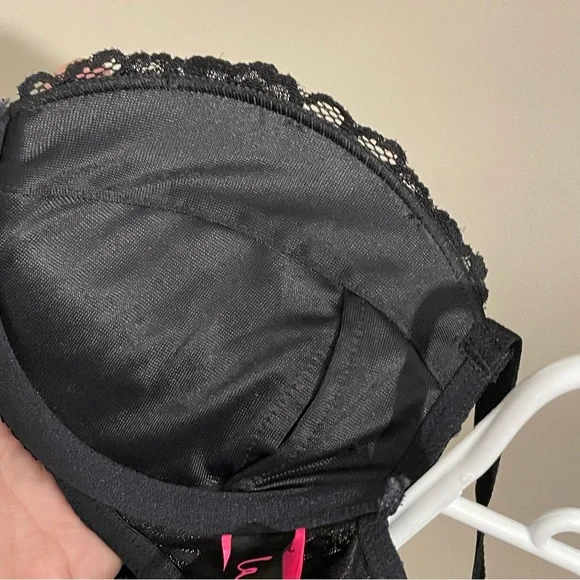 La SENZA Black Lace Push-Up Babydoll Teddy – Size XS EUC - Picture 15 of 15